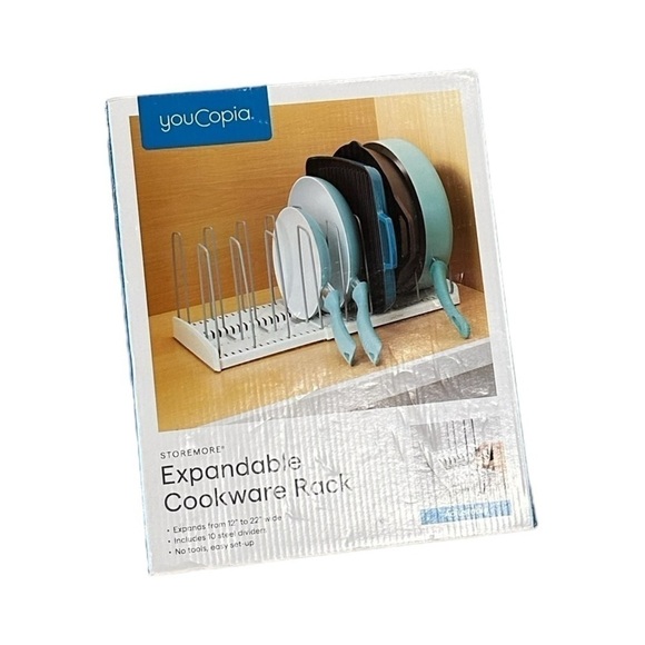 NEW YouCopia StoreMore Expandable Cookware Rack - Picture 6 of 7